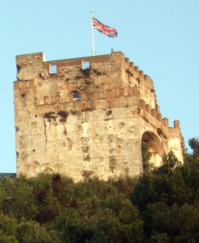 Le château maure de Gibraltar