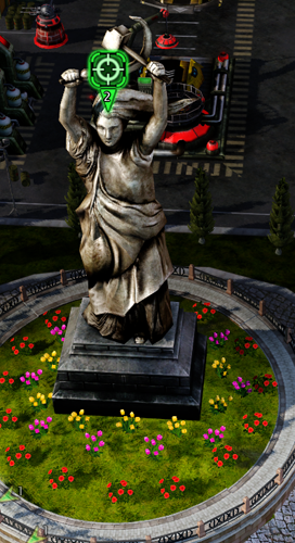 La statue de la Mère Patrie