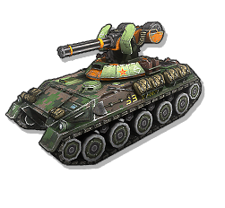 Gatling tank