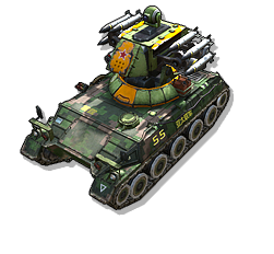 Medium rocket tank