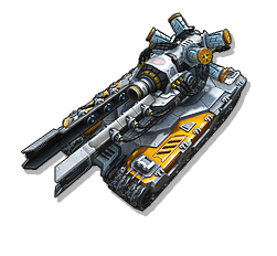 Experimental railgun tank