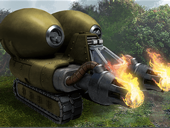 Tank Lance flammes
