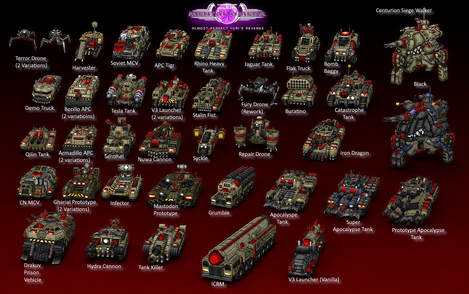 Véhicules Soviets, fait par @SeriousKir sur https://cults3d.com
