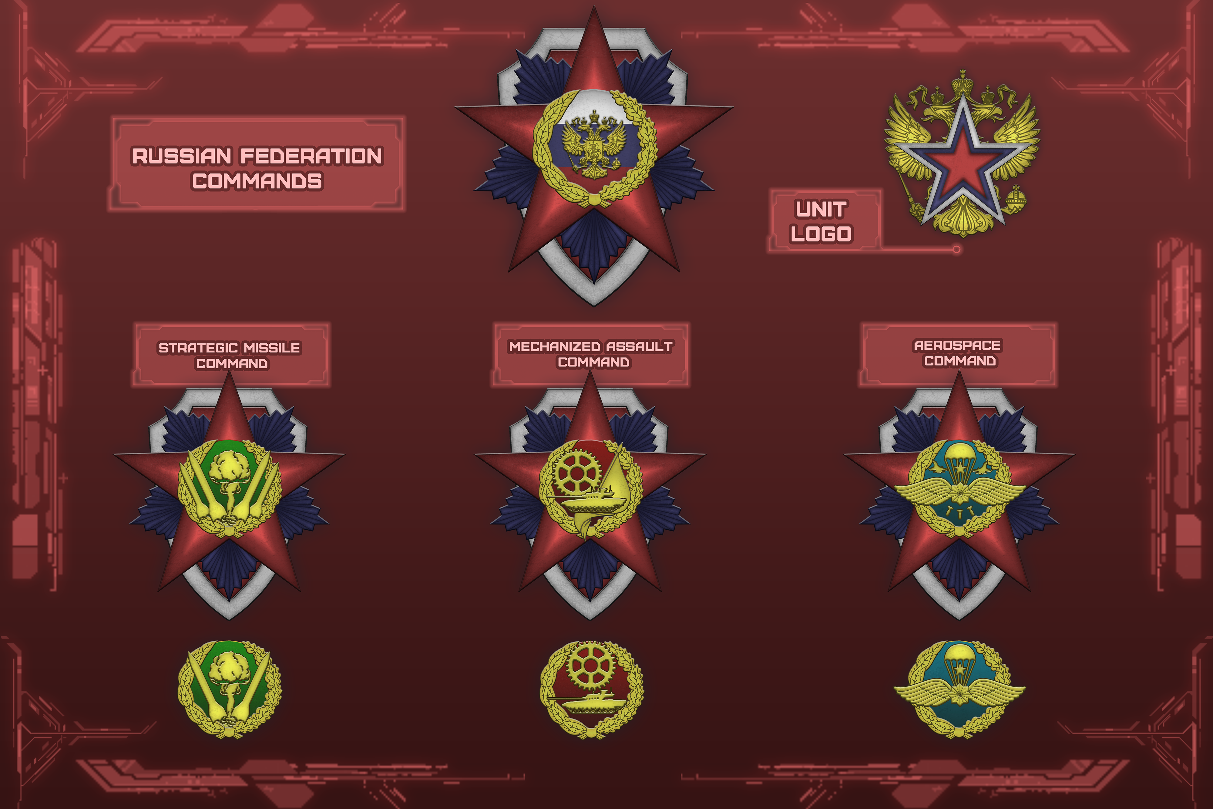Les différents Commandants de la Russie