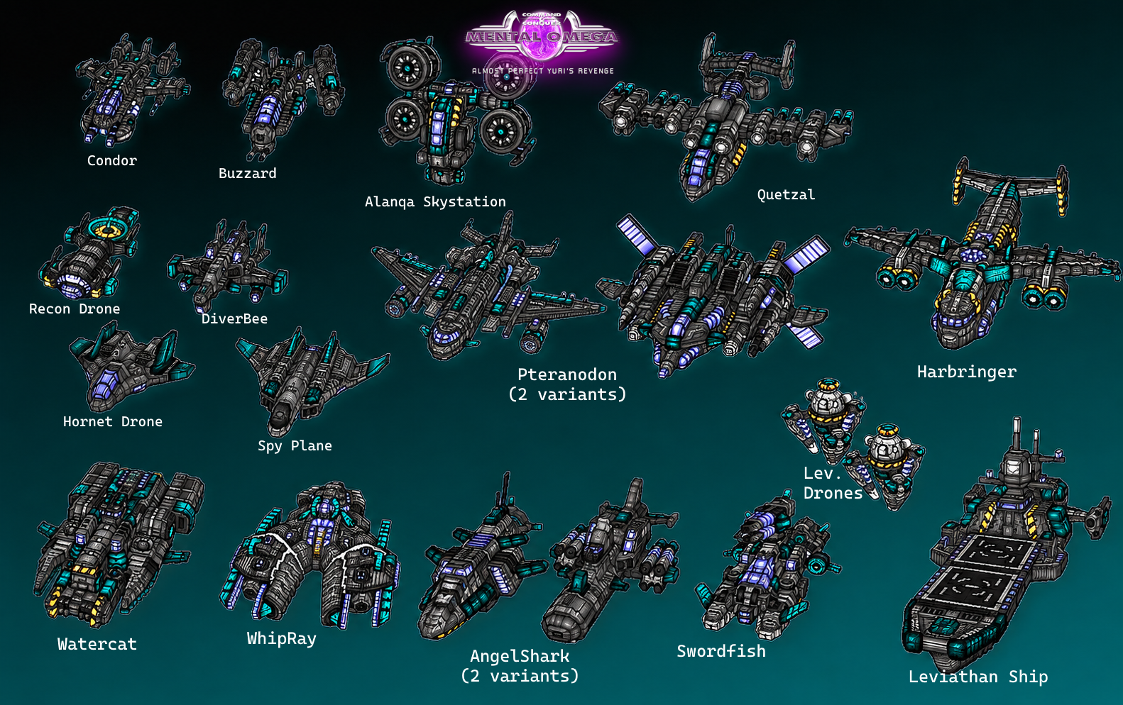 Aviations et navires de la Révolte du Fohen, fait par @SeriousKir sur https://cults3d.com