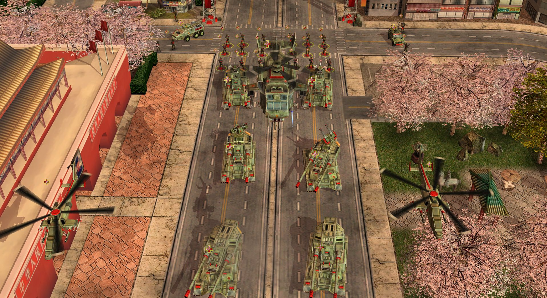 Préparatifs aux défilés annuelle de la RPC... Qu'est-ce-qui pourrait mal se passer...