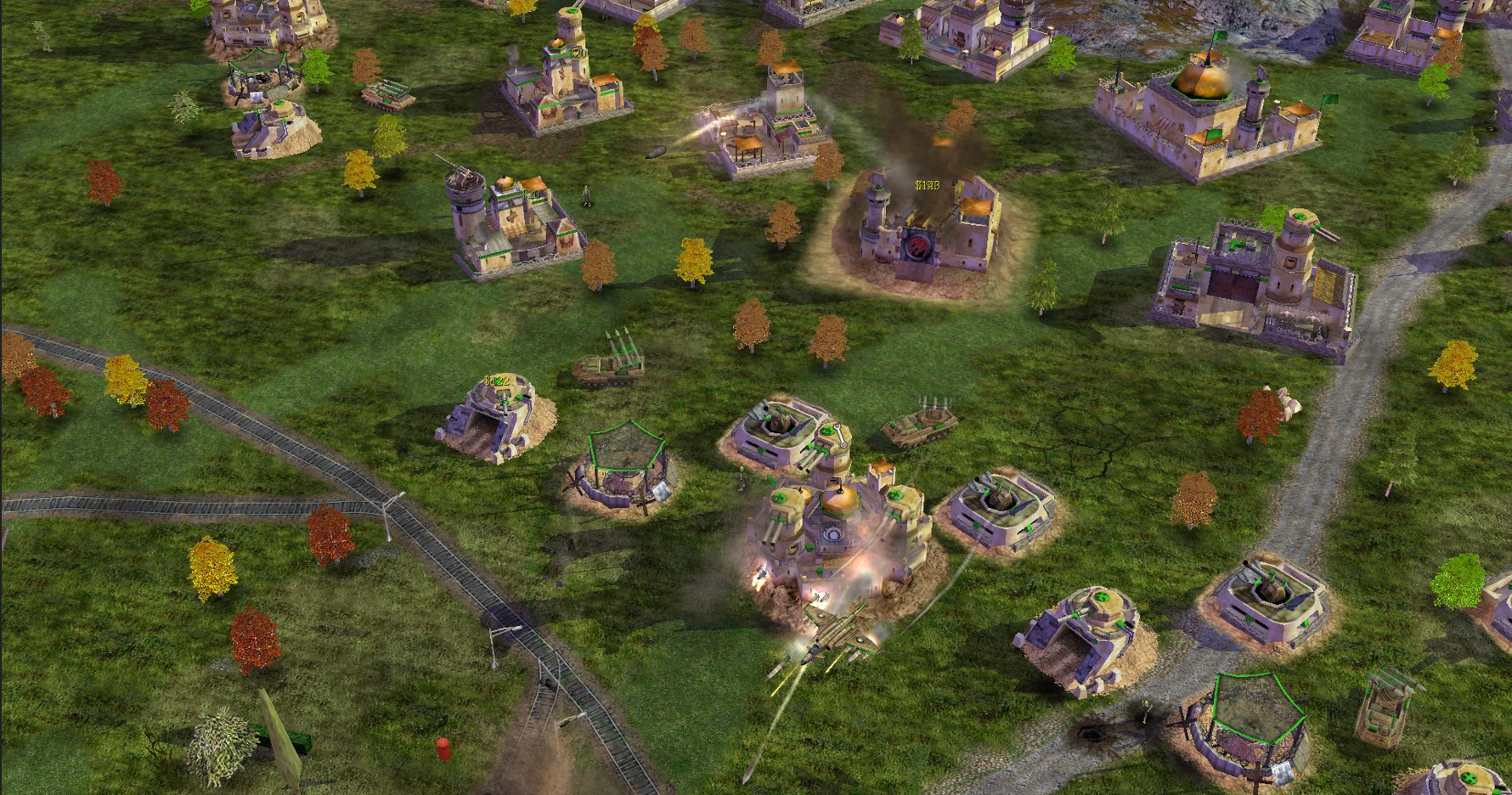 Base du général Forteresse, où le Fort Punisher (super-arme) bombarde les positions ennemis. Les lignes de défenses, notammment la Forteresse en première ligne, sont un point dur du général