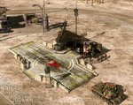 Terrain de déployement des véhicules